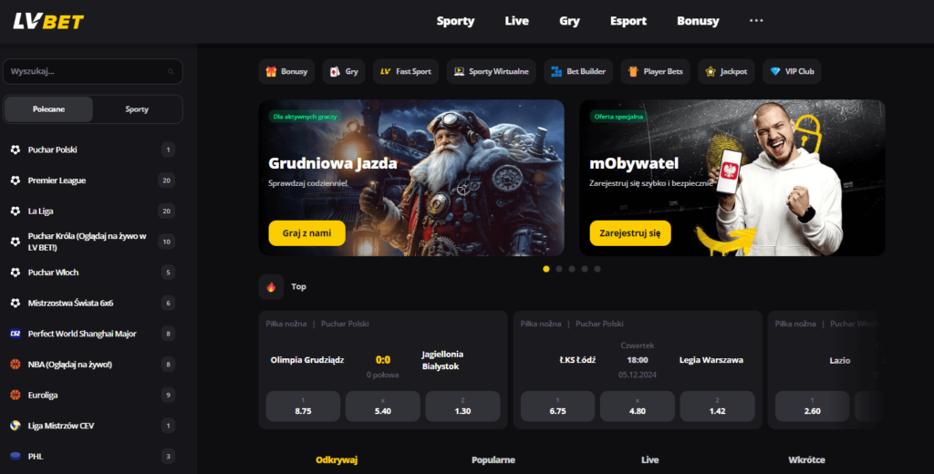 LVBet – Recenzja 2024: Nowoczesny bukmacher z płatnościami kryptowalutowymi i atrakcyjnymi promocjami